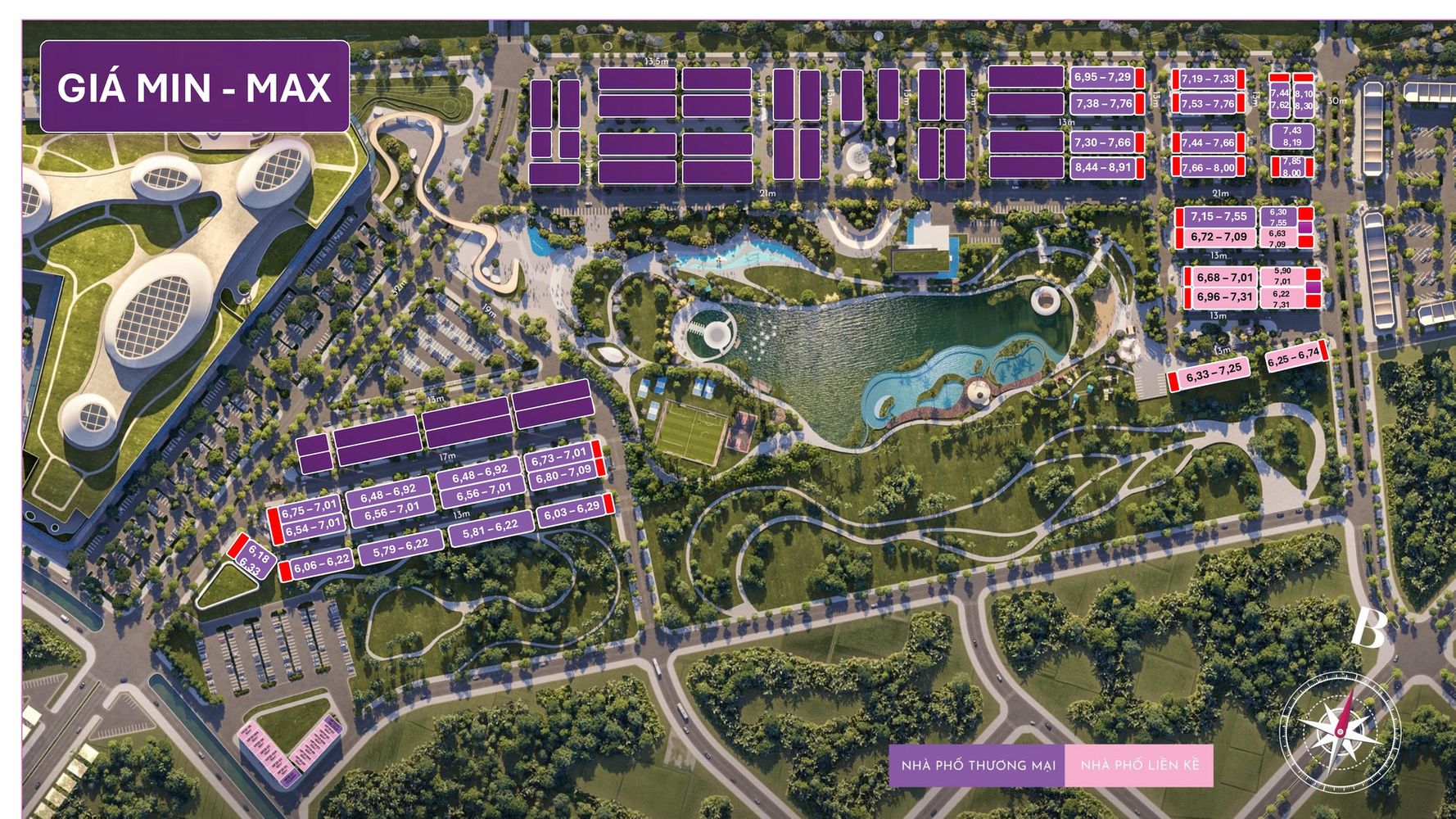 GIÁ BÁN THANH PHÚ CENTRE POINT LONG AN