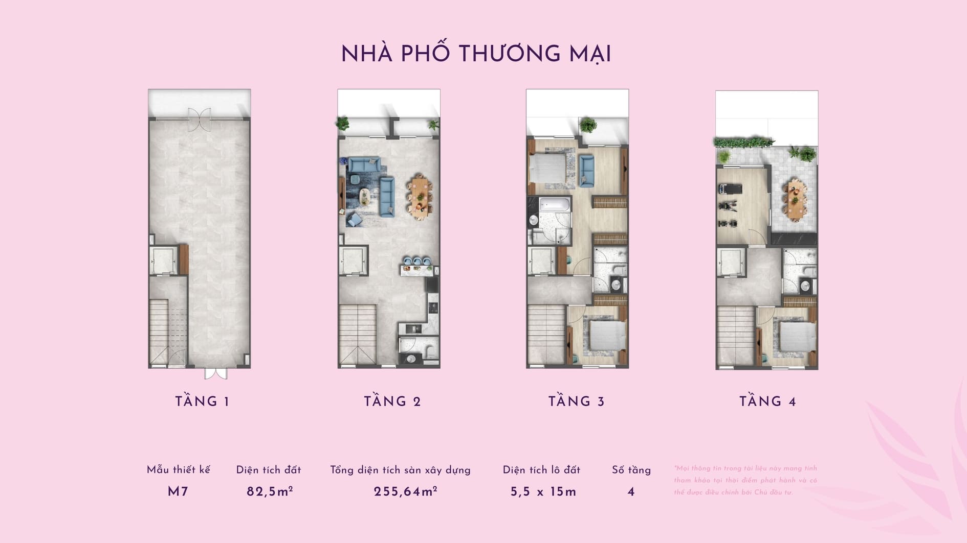Thiết kế layout nhà phố thương mại (Shophouse)