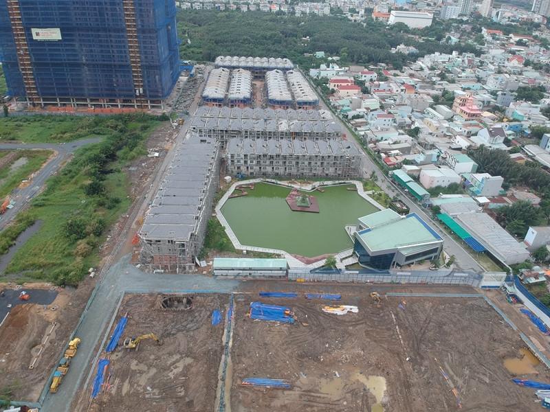 3. Tiến độ Thanh Phú Centre Point: Các hạng mục tiếp tục được triển khai